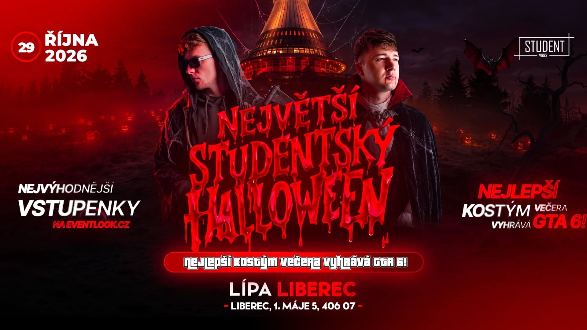 STUDENTSKÝ HALLOWEEN - LIBEREC